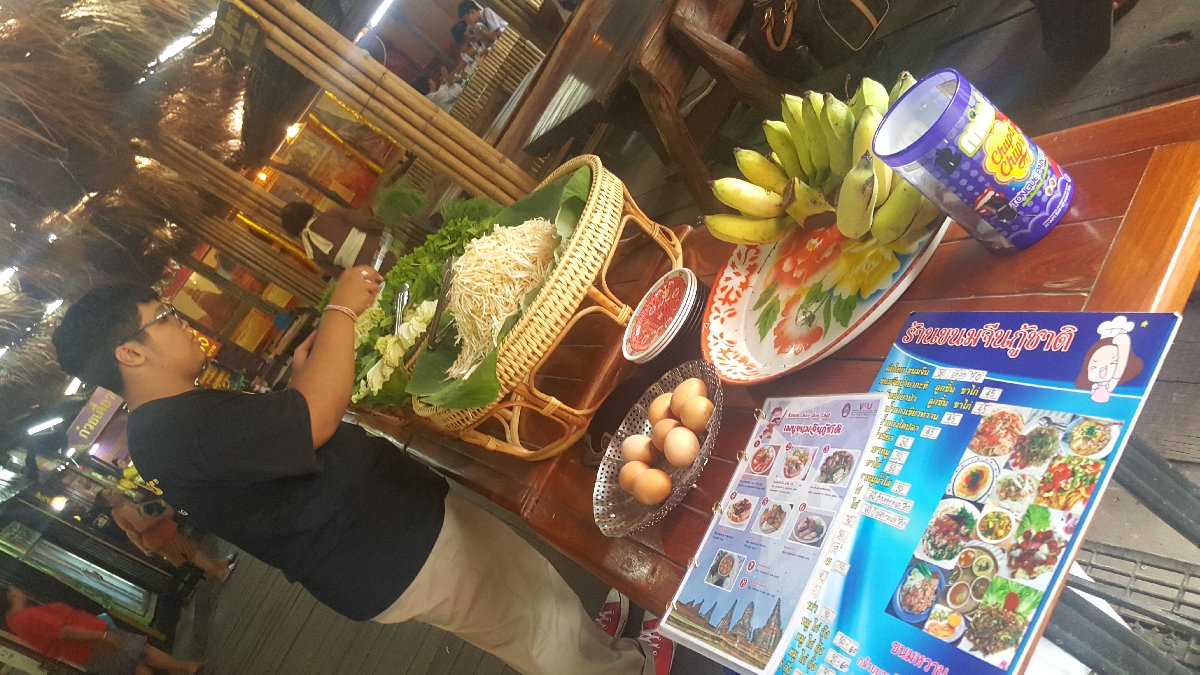 Food buffet the Thailander way Foodbuffet vegies WheninThailand Thailand