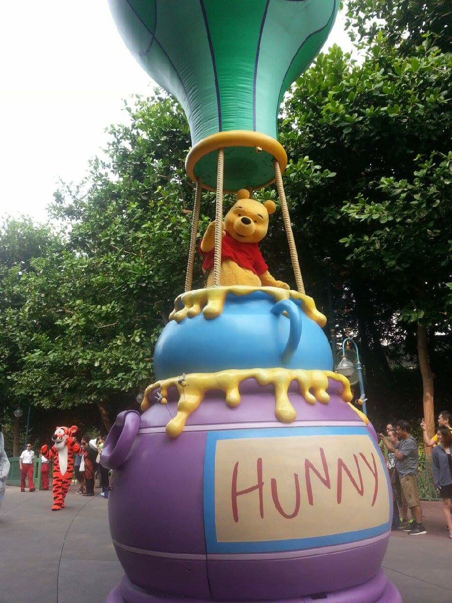 The Parade with Winnie The Pooh