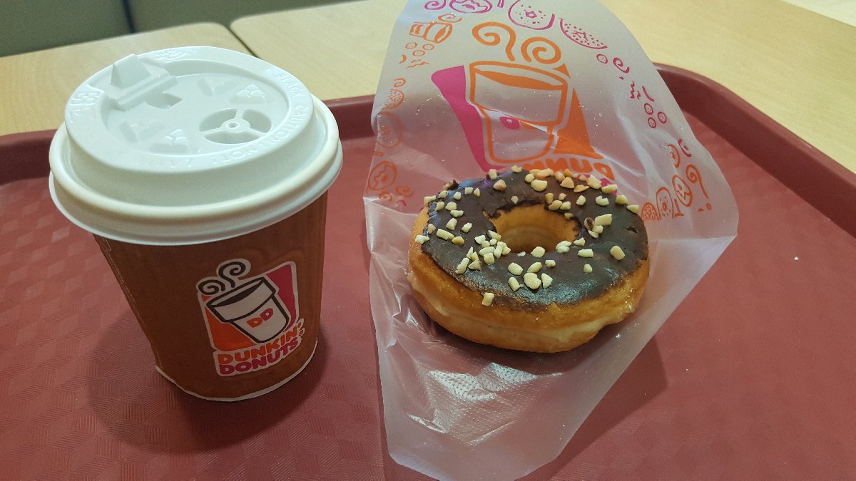 coffee and donut
