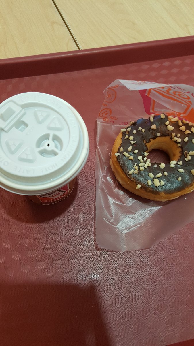 coffee and donut