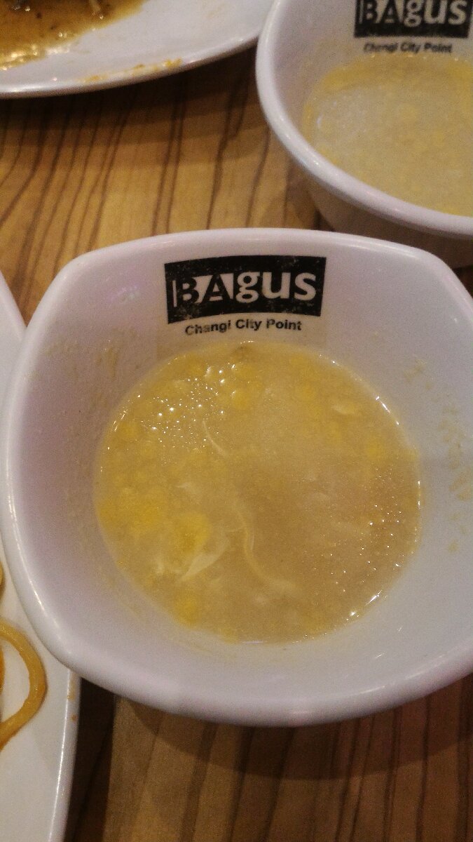 corn soup with butter