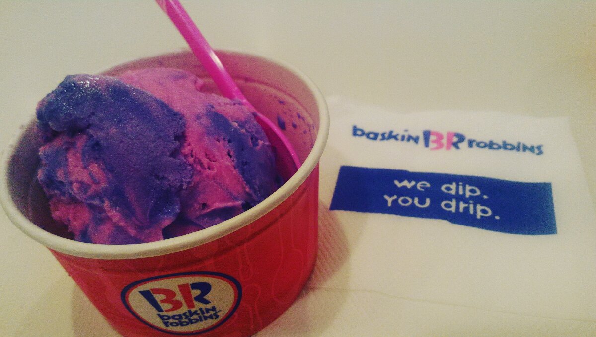 cotton candy flavored ice cream
