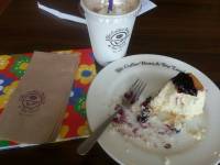 alone but not lonely #blueberrycheesecake