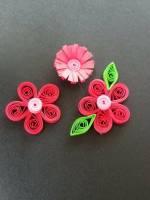 Papeflowers #quilling #red