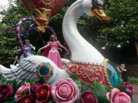 The Princesses at the parade in HK Disneyland