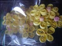 Yellow Quilled Flowers
