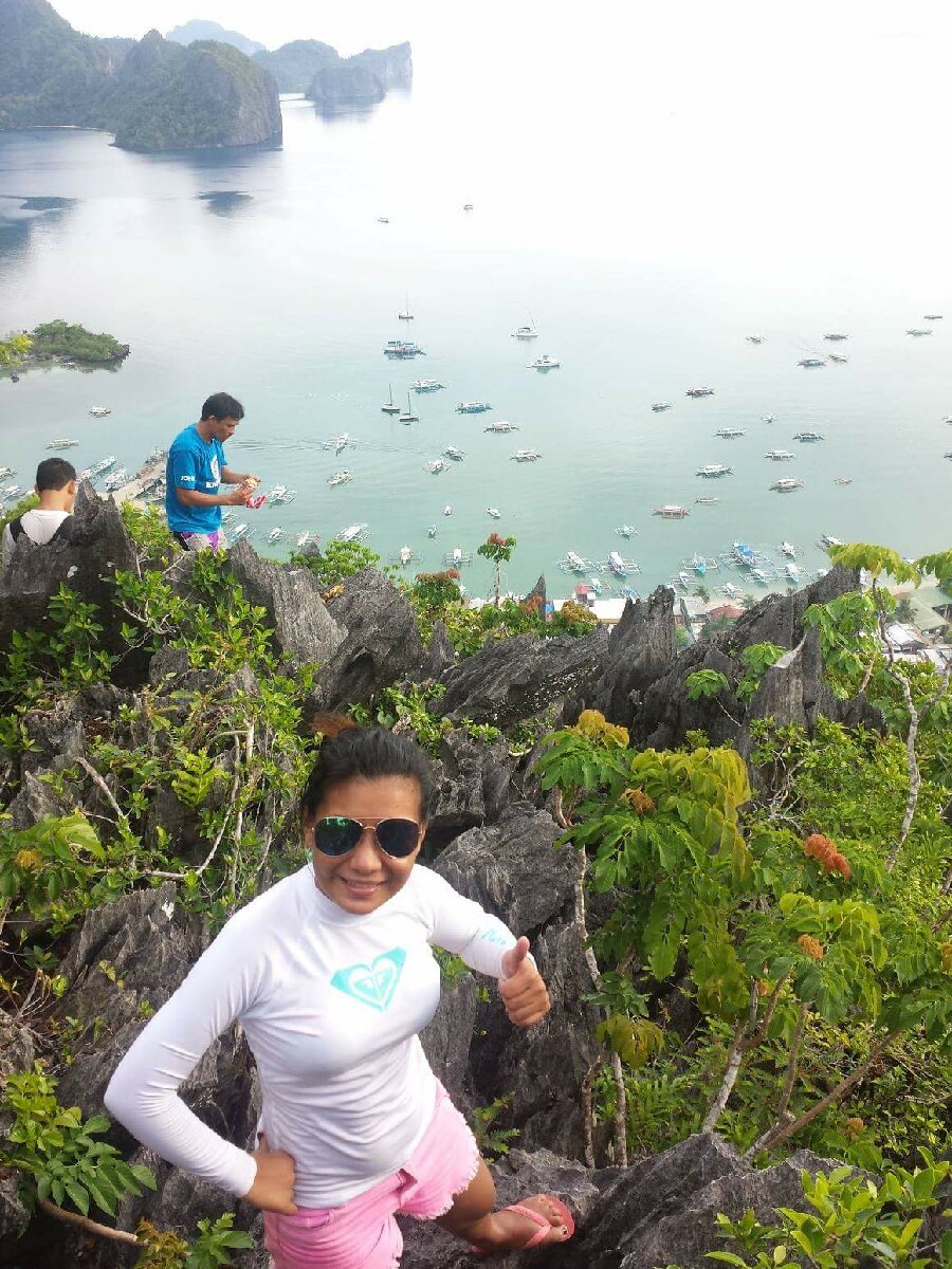top of the world view from the top El Nido