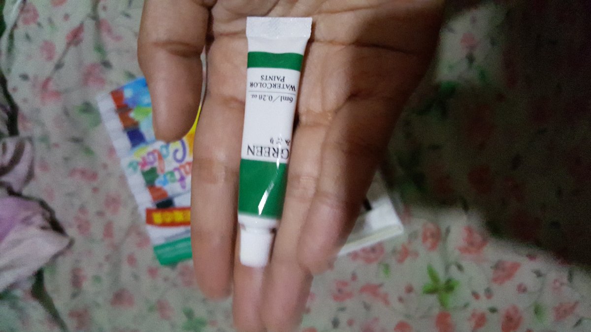 watercolor green