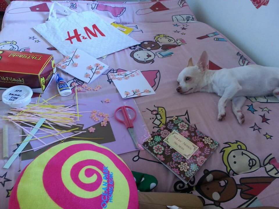 while doing my crafts