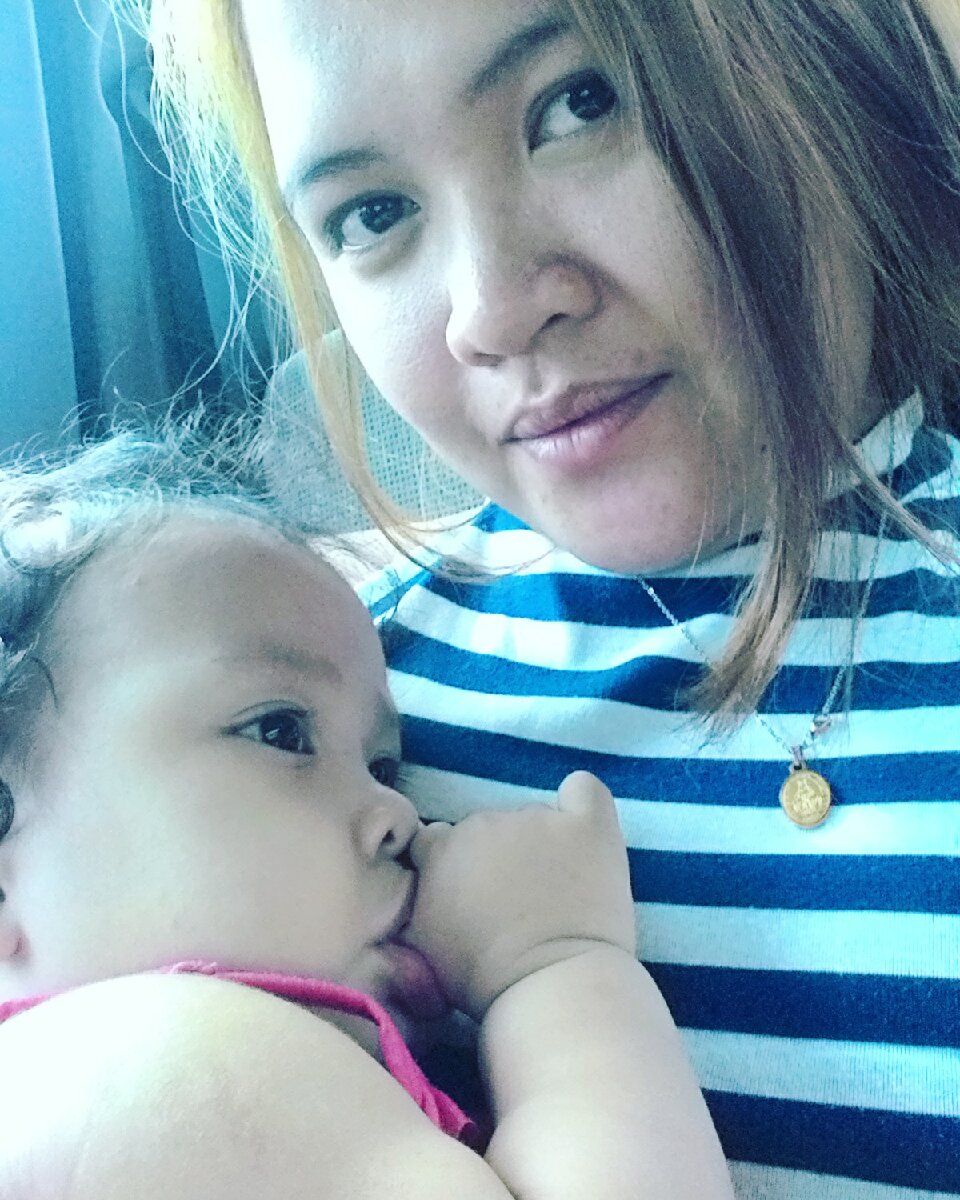 with my cute angel