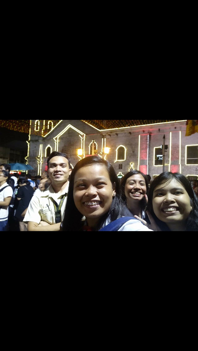 Attending Mass and being blessed with these folks, Church time, Sto. Nio Church #Blessings