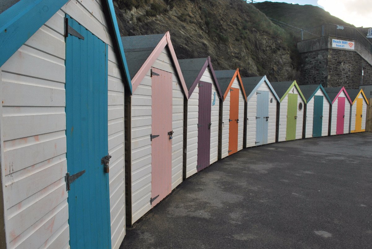 beach huts