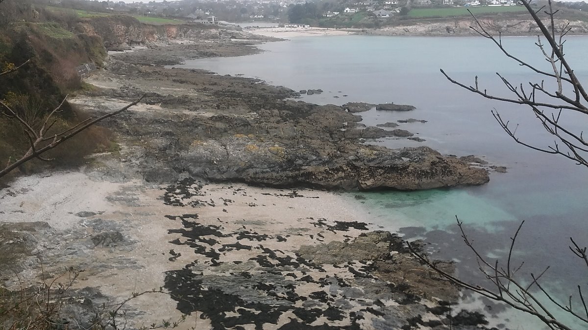 beach, sand, dull, landscape, stones