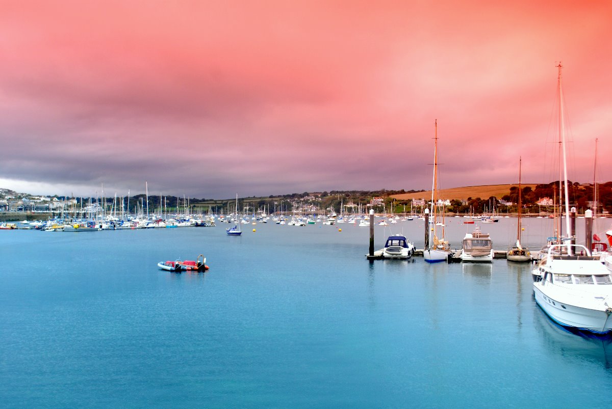 harbour, boats, sea