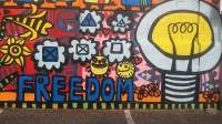graffiti, colour, hippie