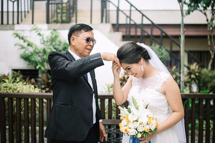 Ate Melanies wedding , the respect of a daughter to a father , celebration of new beginning