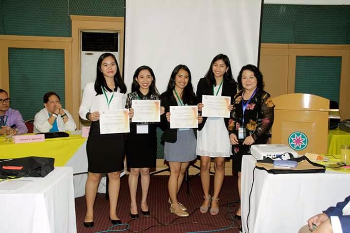 Awarding of certificate of presentation for ICTTLH conference 