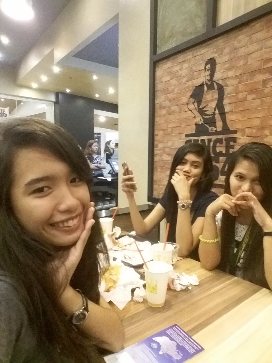 Food burger fries drinks ice cream