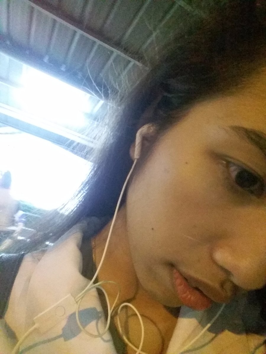 Selfie with headset on