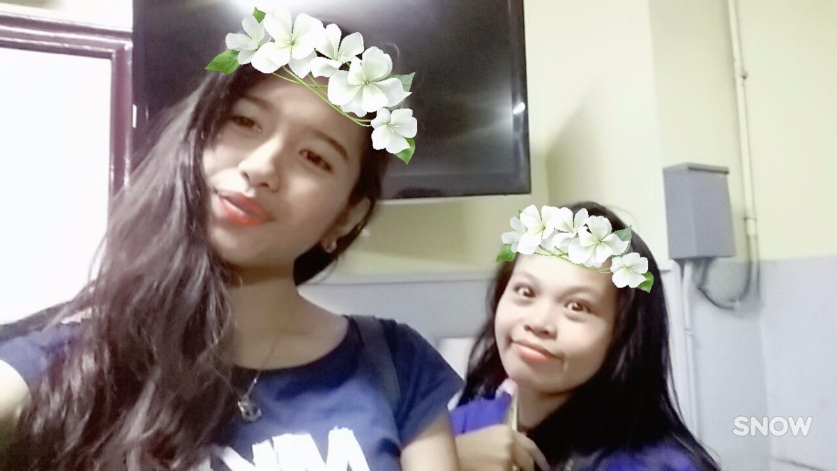 Snow, with sandra
