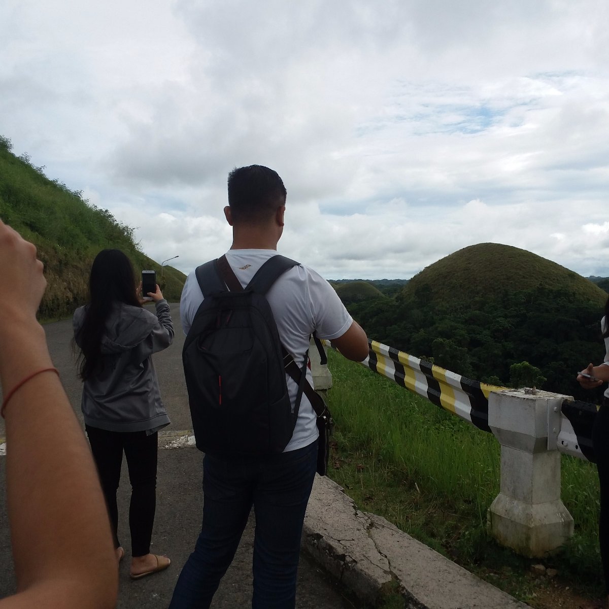 Taking pictures with the view