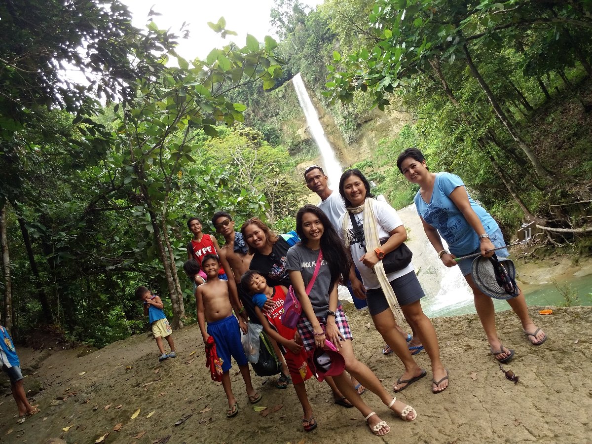 Tumalog falls in bohol, natures gift, 