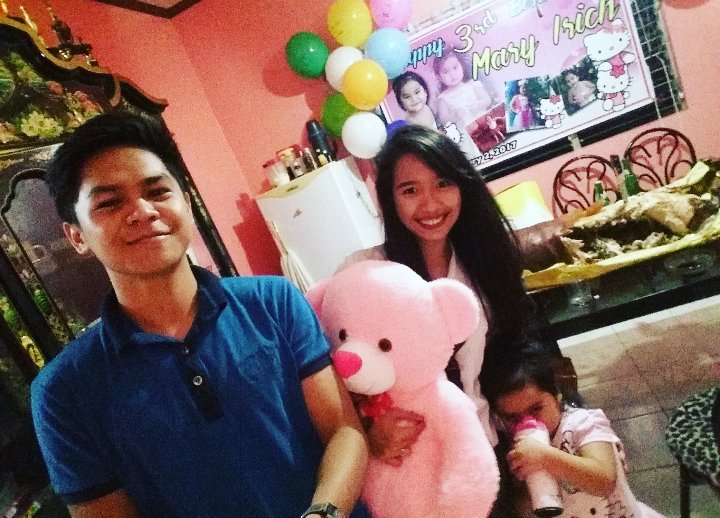 With babe birthday party