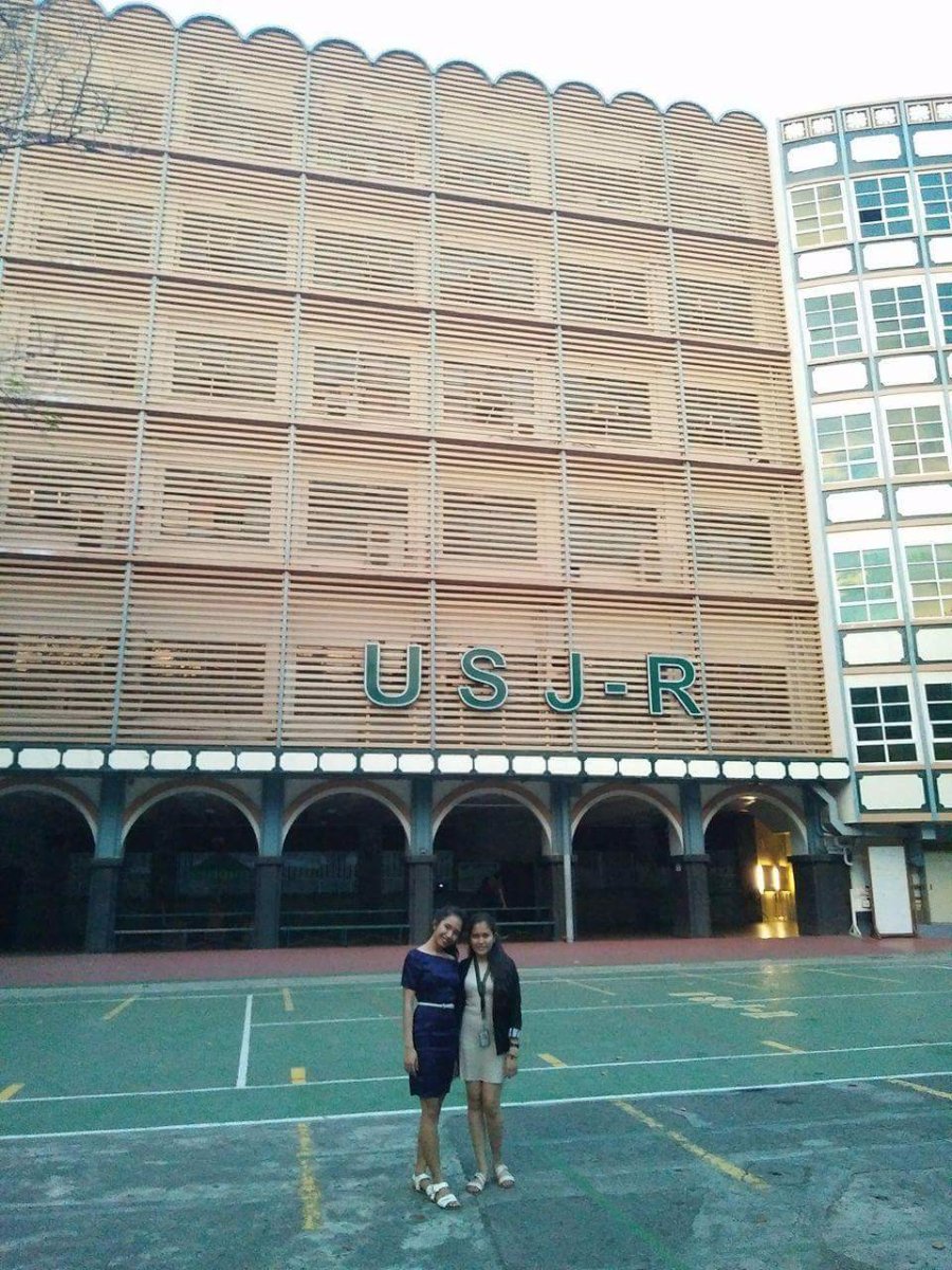 With my beachy friend at school