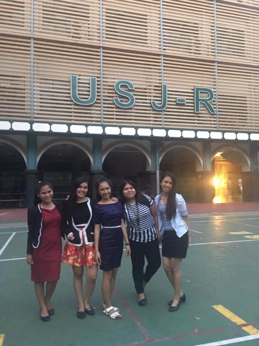 With these gals