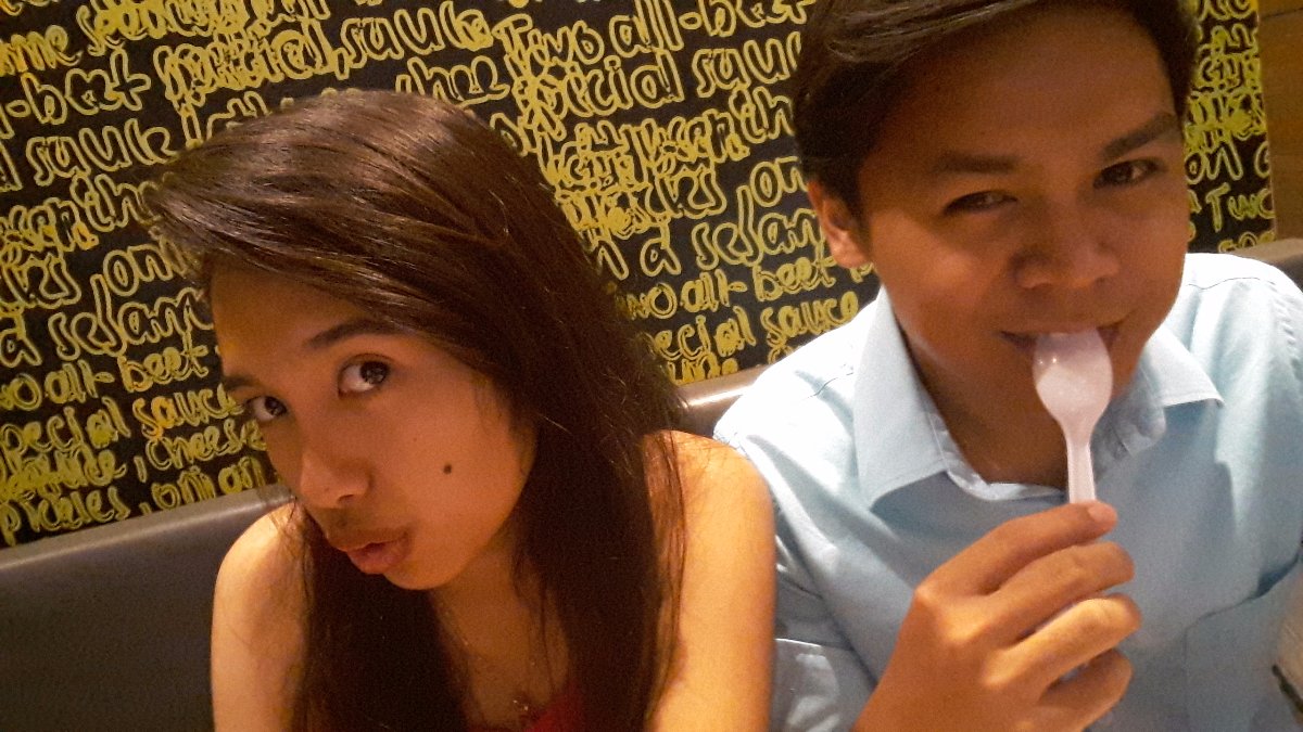 @mcdonalds, sm, with babe, chicken fillet , drinks , fries