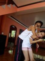 Back, hug, with, nose, pack