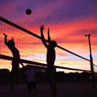 beach volleyball, sports