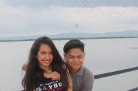 calm beach with mylove