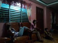 movie marathon, with cousins, at house, watching sing