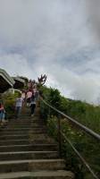 A 200 plus steps before reaching the top to see the chocolate hills