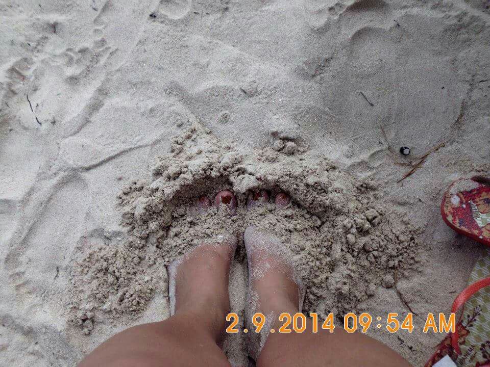 bantayan under my feet