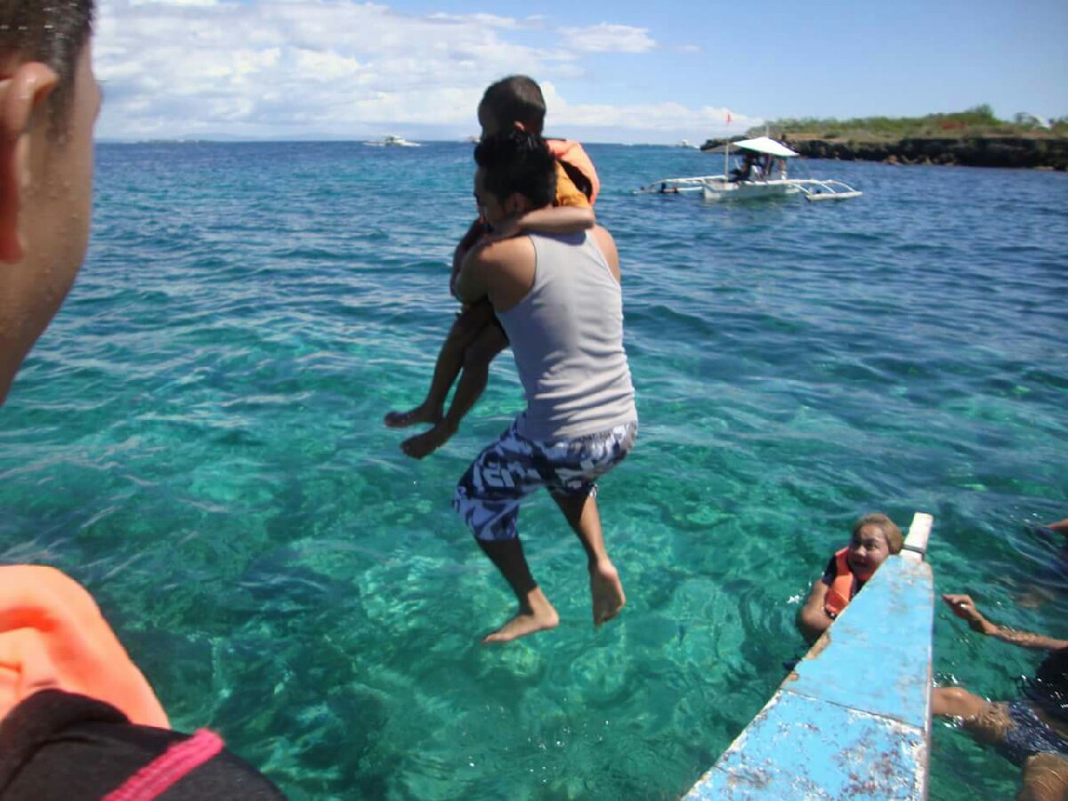 jump with uncle