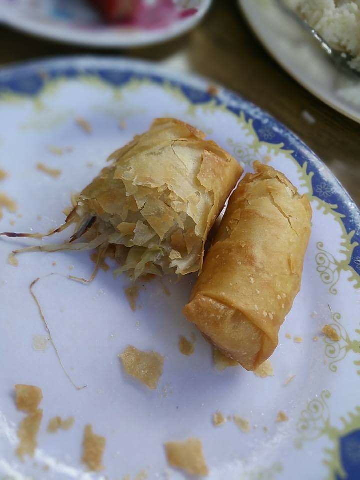 lumpia, togue, tawgi, monggo sprouts
