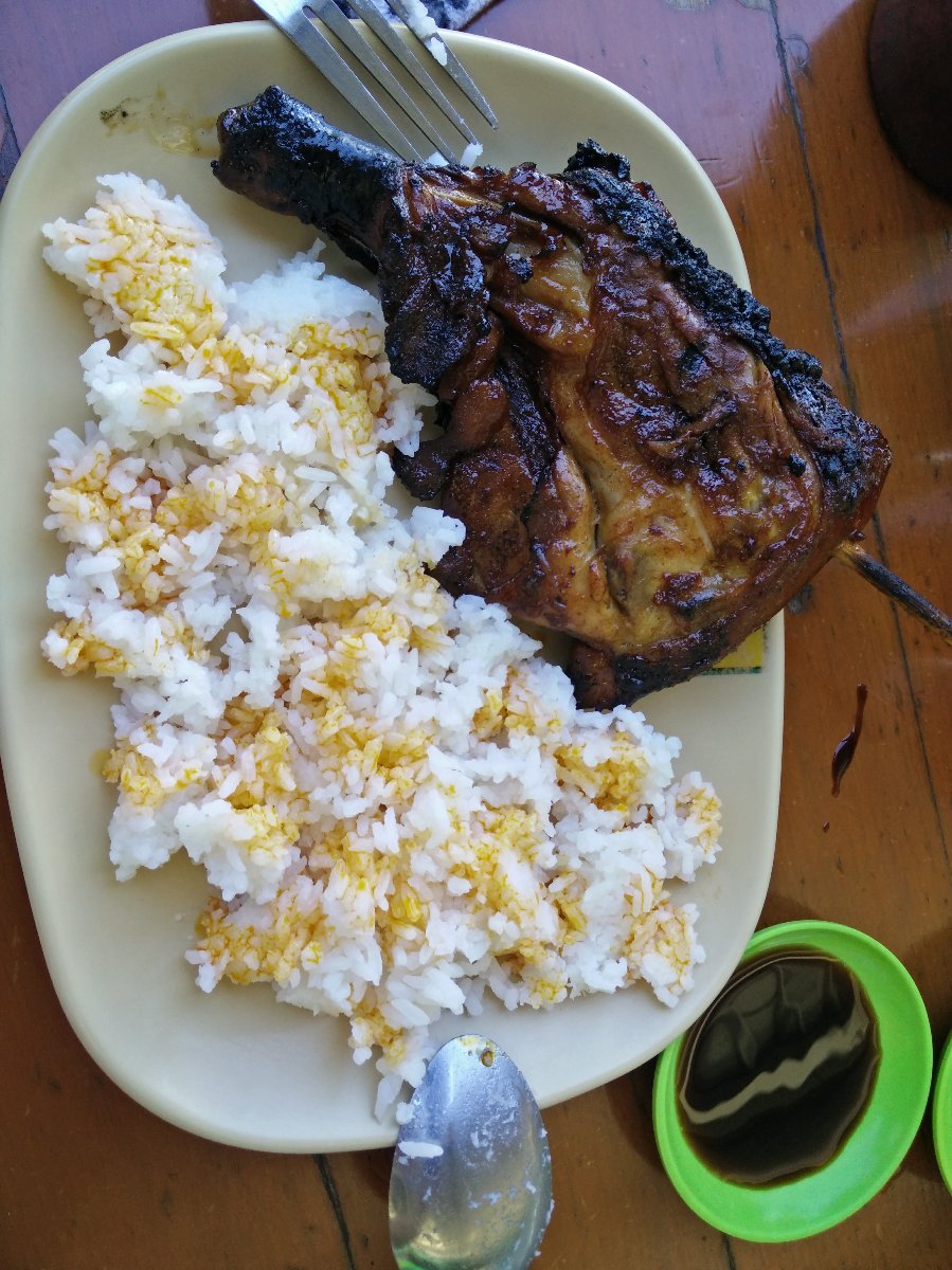 mang Inasal, chicken oil