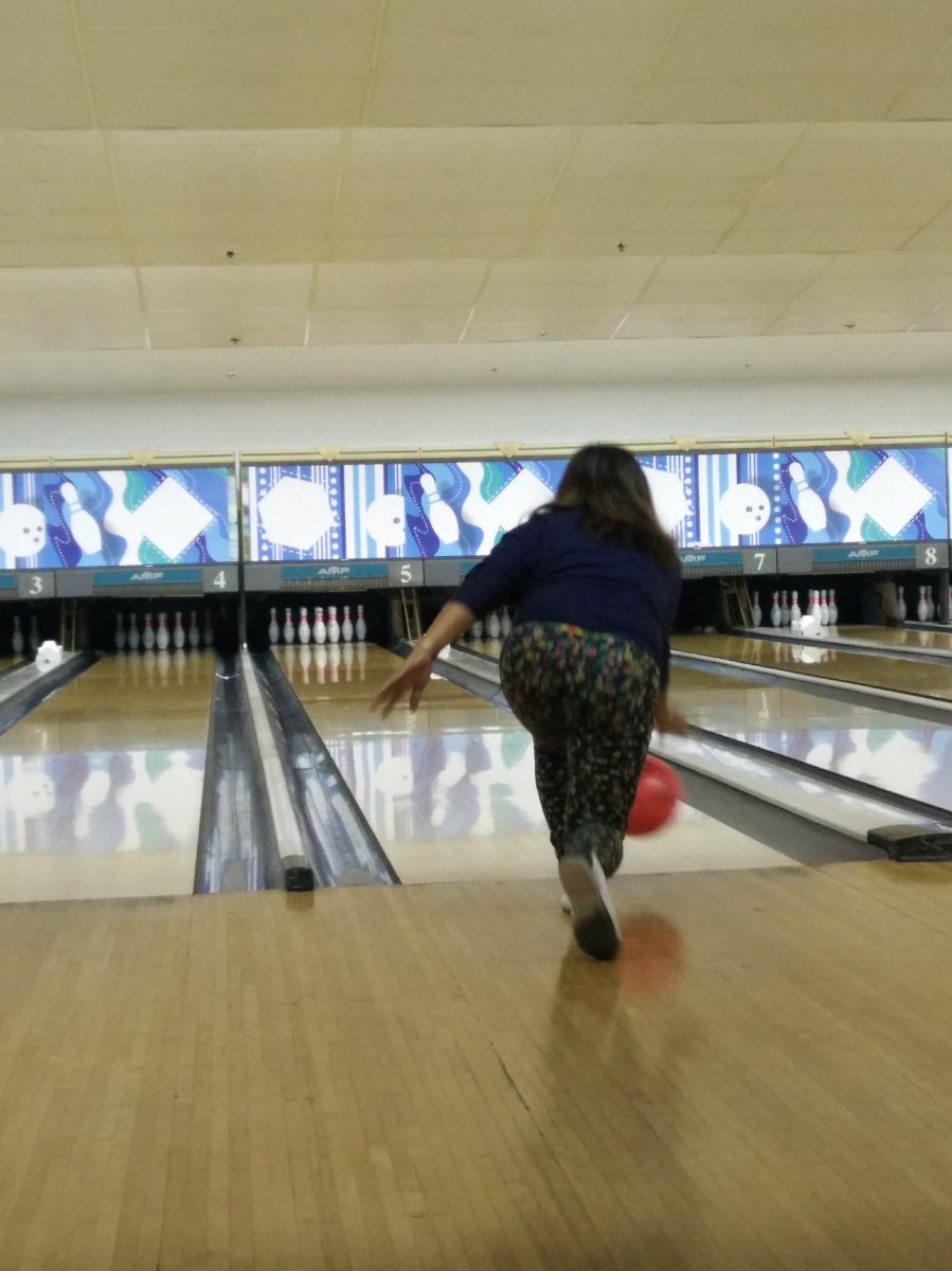 mom, bowling