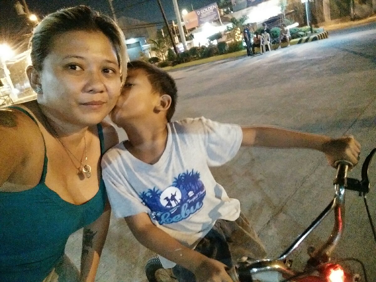 mother and son