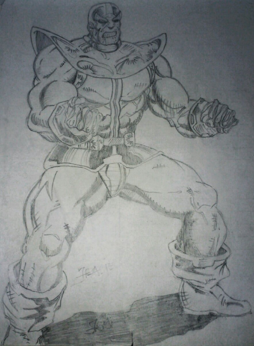 my brothers drawingthanos