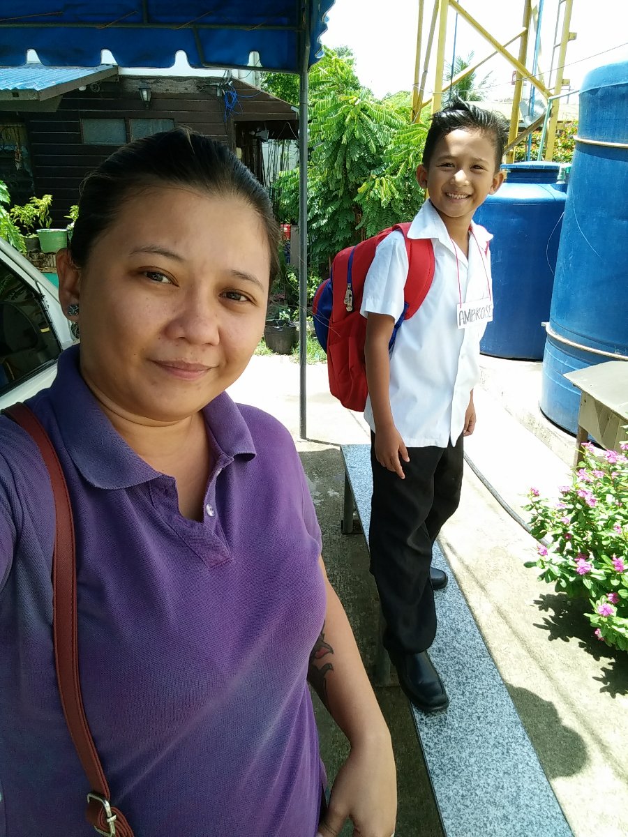 off to school