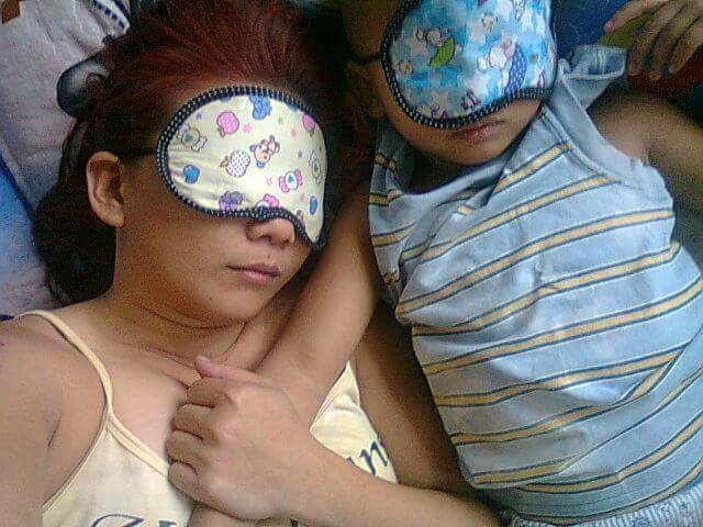off to sleep, dreamland, eye mask