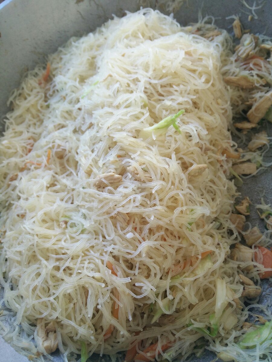 pancit bihon for lunch