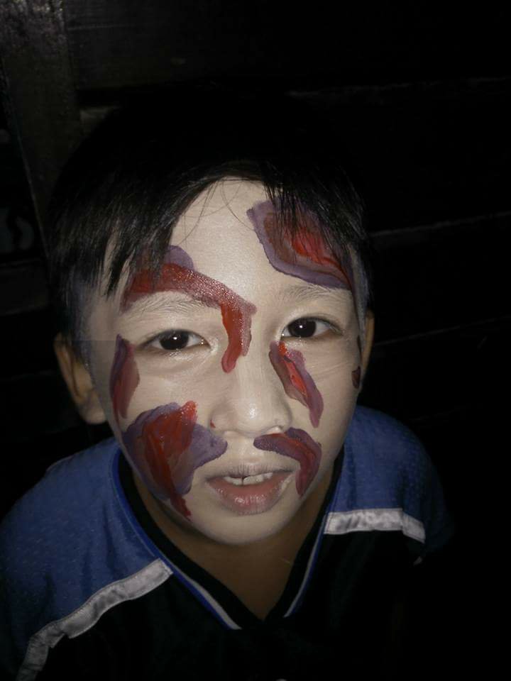 scary face