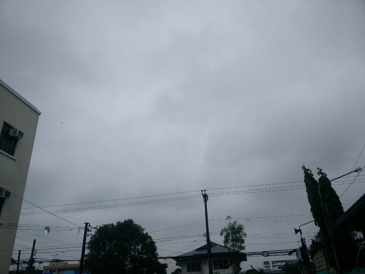still raining