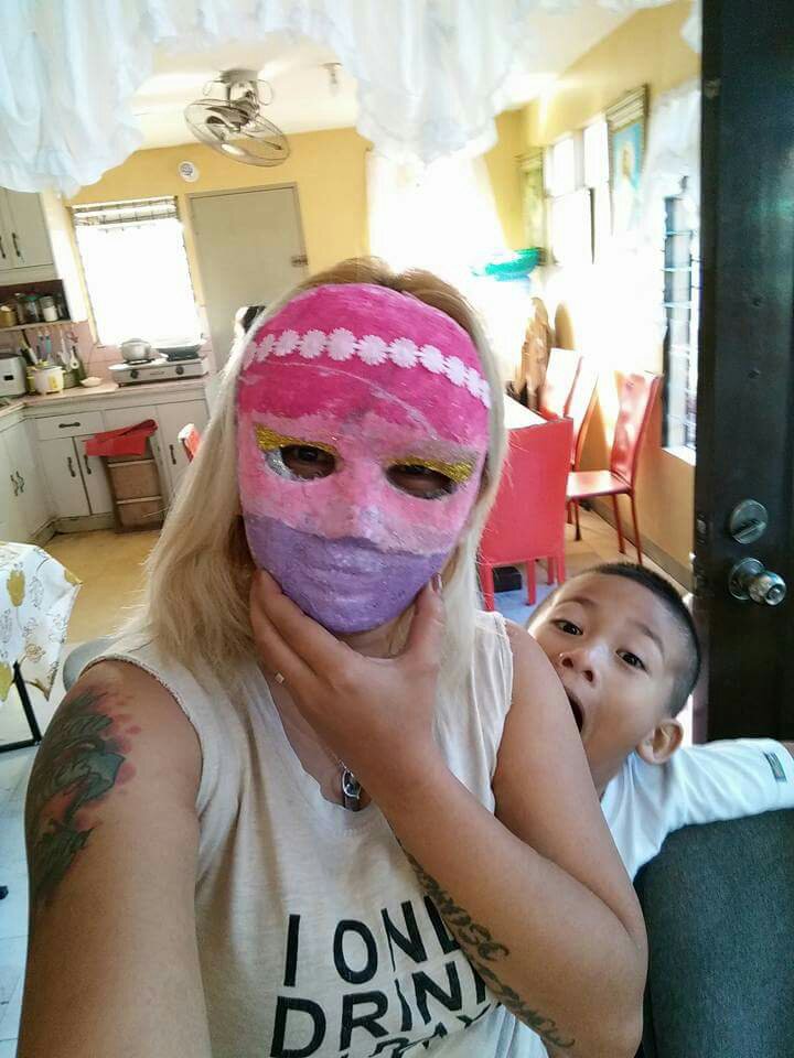 the mask