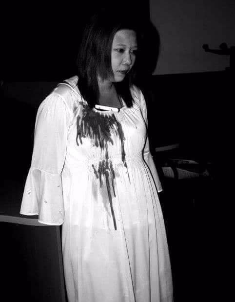 throwback, Halloween 2012, white lady