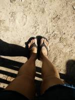 sand on my feet